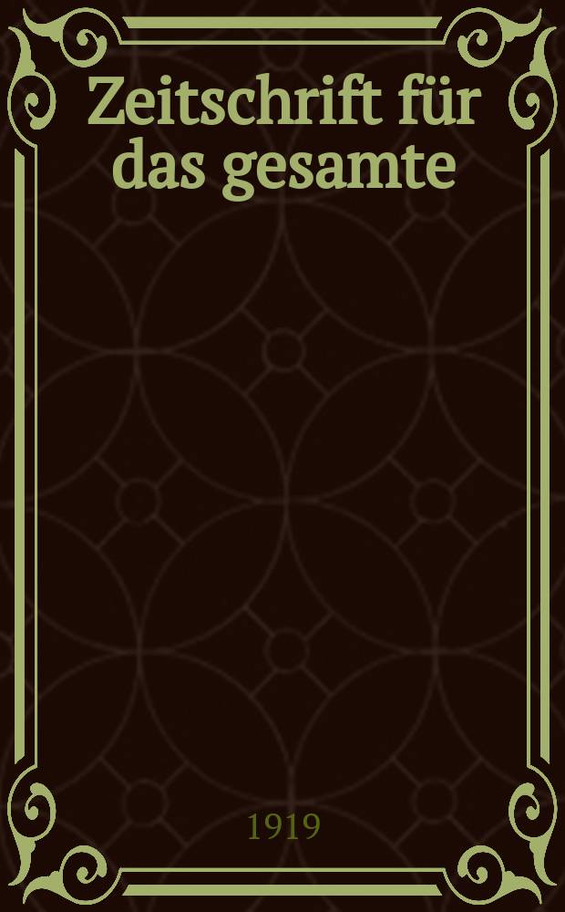 Zeitschrift für das gesamte : Brauwesen (Bayerischer Bierbrauer). Jg.42 1919, №9