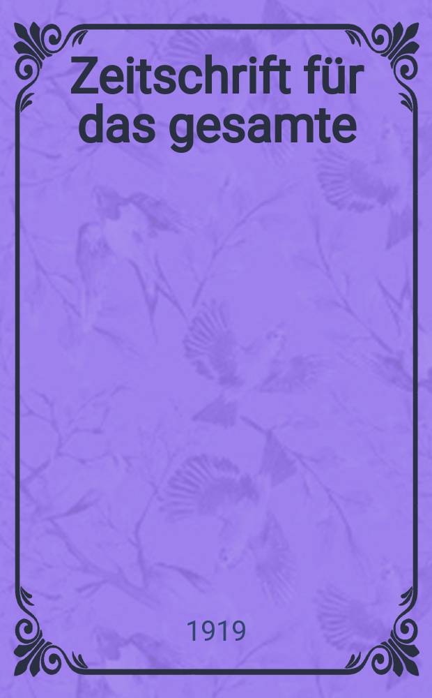 Zeitschrift für das gesamte : Brauwesen (Bayerischer Bierbrauer). Jg.42 1919, №29