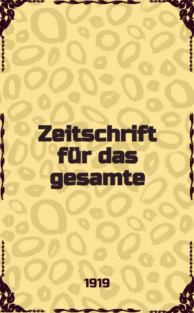 Zeitschrift für das gesamte : Brauwesen (Bayerischer Bierbrauer). Jg.42 1919, №32