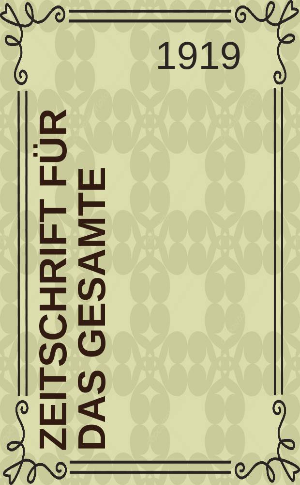 Zeitschrift für das gesamte : Brauwesen (Bayerischer Bierbrauer). Jg.42 1919, №33