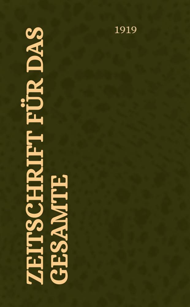 Zeitschrift für das gesamte : Brauwesen (Bayerischer Bierbrauer). Jg.42 1919, №40