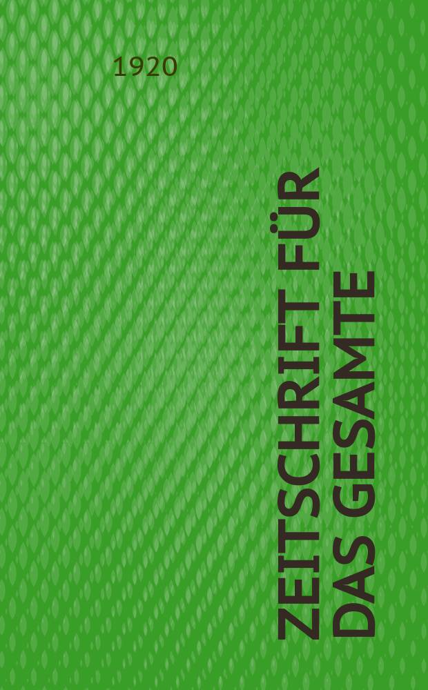 Zeitschrift für das gesamte : Brauwesen (Bayerischer Bierbrauer). Jg.43 1920, №42