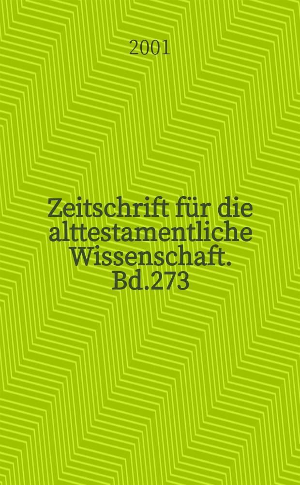 Zeitschrift für die alttestamentliche Wissenschaft. Bd.273 : Like grapes of gold set in silver