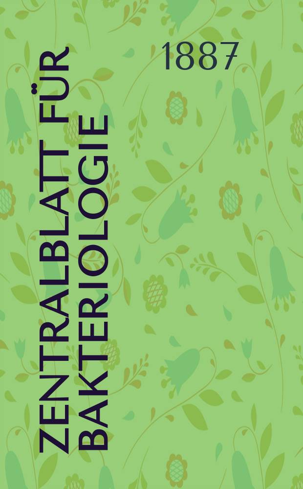 Zentralblatt für Bakteriologie = International journal of medical microbiology : Med. microbiology, virology, parasitology, infectious diseases
