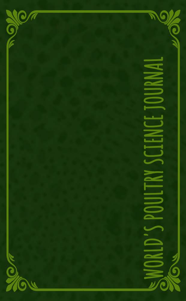 World's poultry science journal