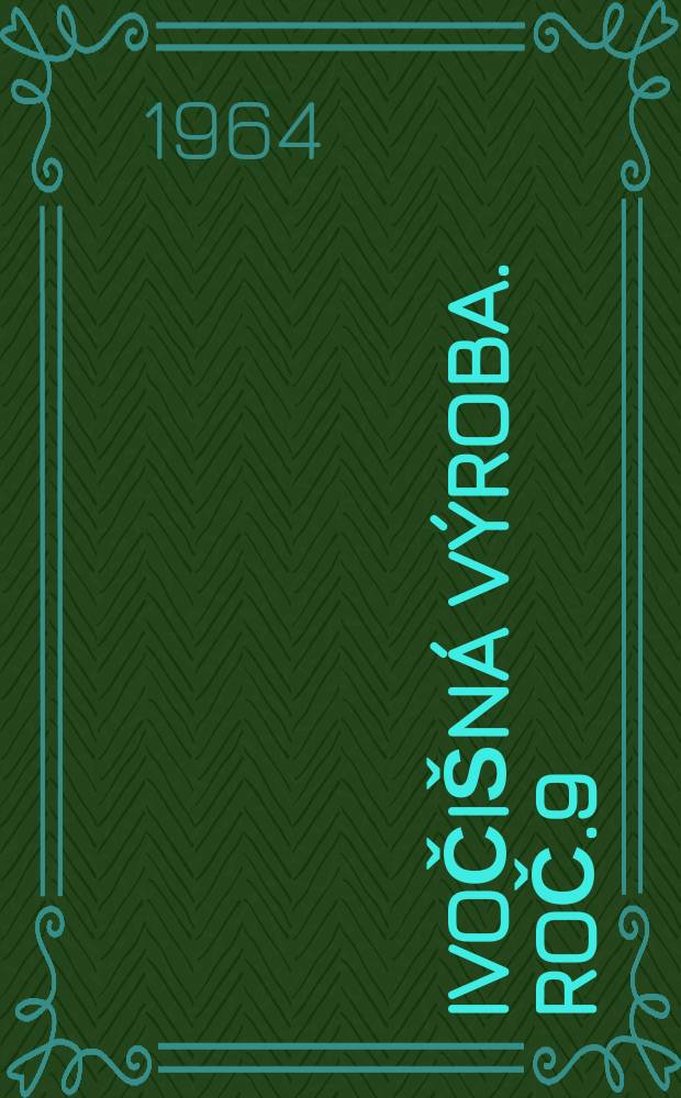 Živočišná výroba. Roč.9(37) 1964, Č.4