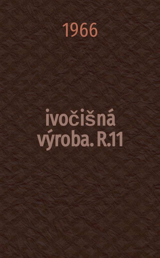 Živočišná výroba. R.11(39) 1966, Č.2