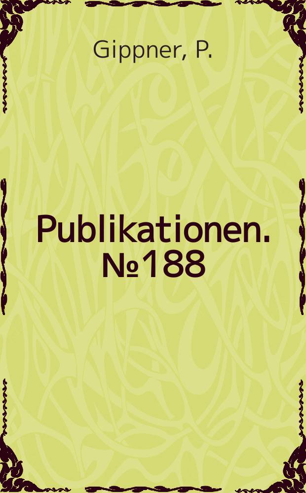 [Publikationen]. №188 : Vergleich von (d, p) und (n, γ) - Reaktionen an den Isotopen ⁶³Cu und ⁶⁵Cu 1969