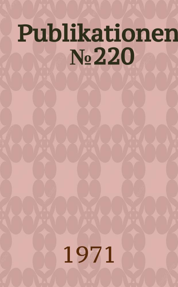 [Publikationen]. №220 : Eine Suche nach ungeklärter Alpha-Aktivität