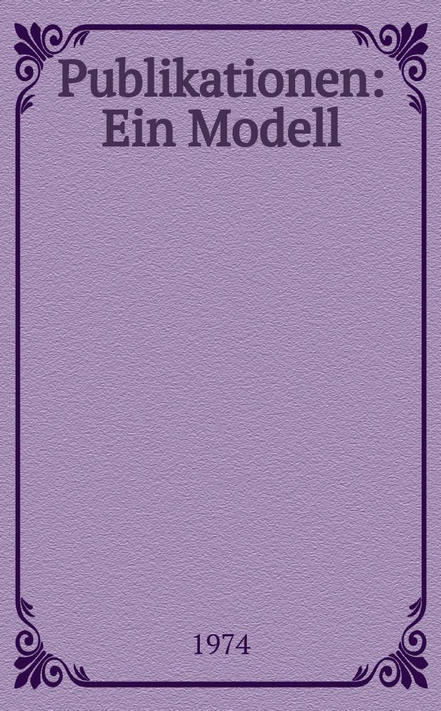 [Publikationen] : Ein Modell
