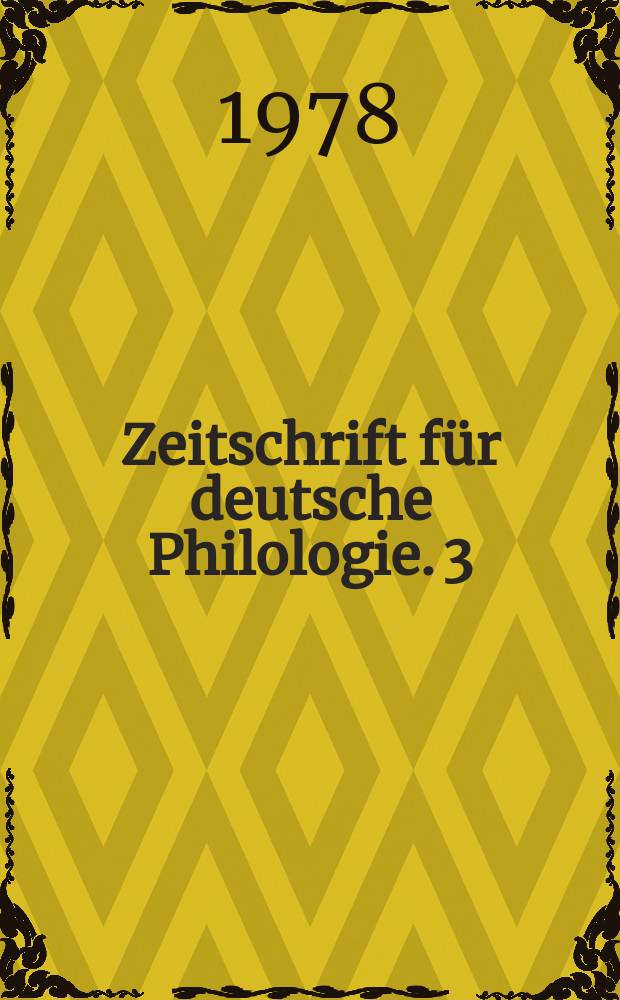 Zeitschrift für deutsche Philologie. 3 : Laudine