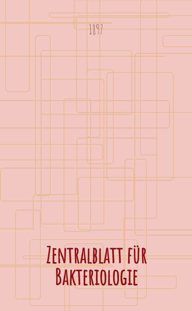 Zentralblatt für Bakteriologie : Med. microbiology, virology, parasitology, infectious diseases. Bd.22, №9