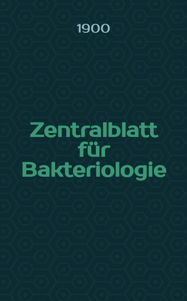 Zentralblatt für Bakteriologie : Med. microbiology, virology, parasitology, infectious diseases. Bd.28, №2