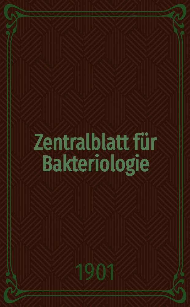 Zentralblatt für Bakteriologie : Med. microbiology, virology, parasitology, infectious diseases. Bd.29, №10