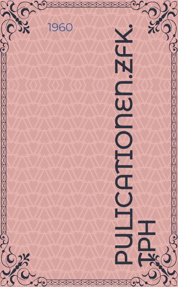[Pulicationen].Zfk. TPh
