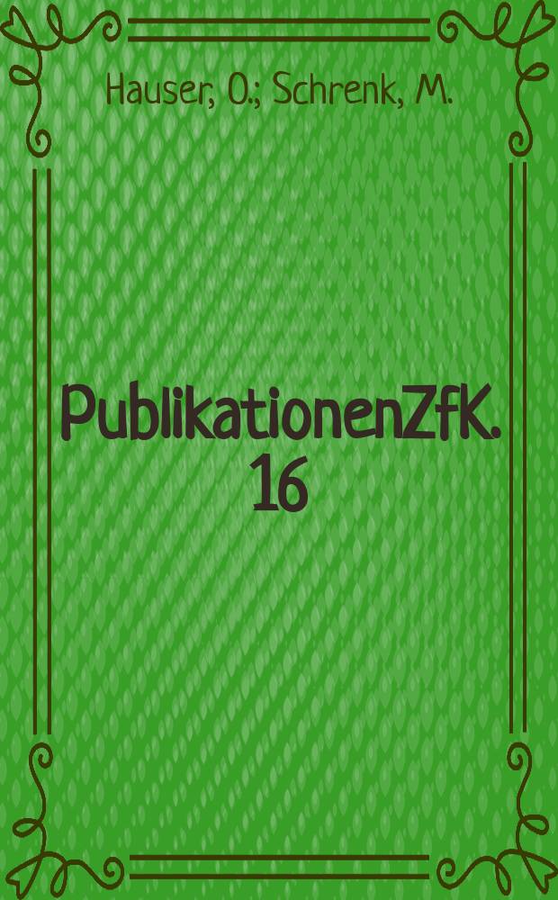 [Publikationen]ZfK. 16 : Reaktorbestrahlung von Graphit
