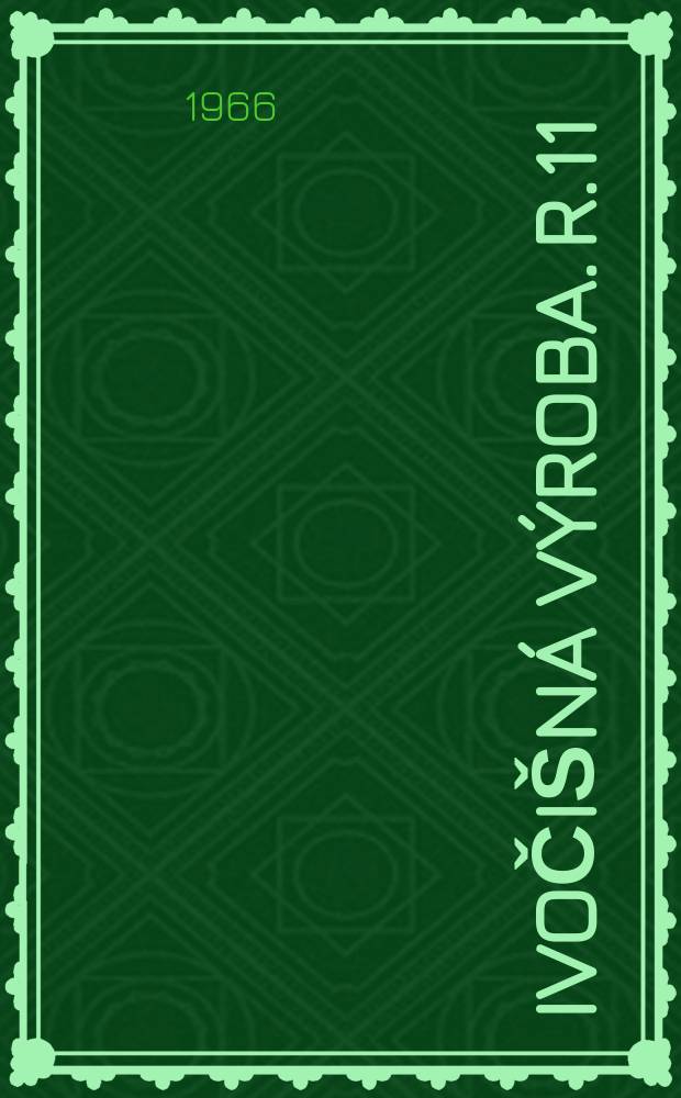 Živočišná výroba. R.11(39) 1966, Č.12