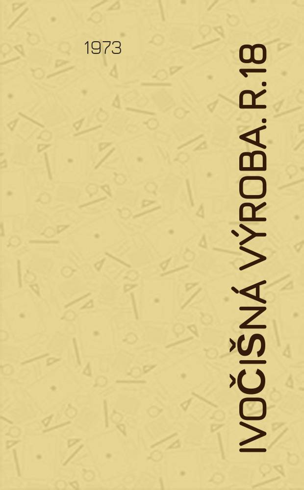 Živočišná výroba. R.18(46) 1973, Č.9