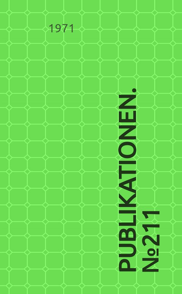 [Publikationen]. №211 : FIFI