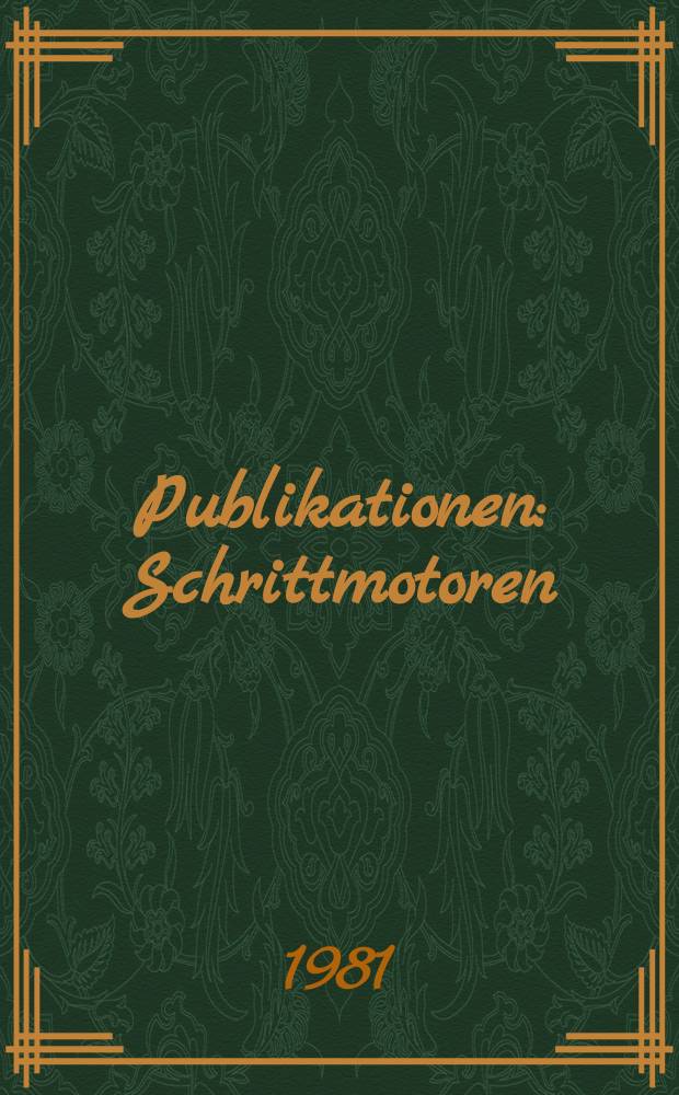 [Publikationen] : Schrittmotoren