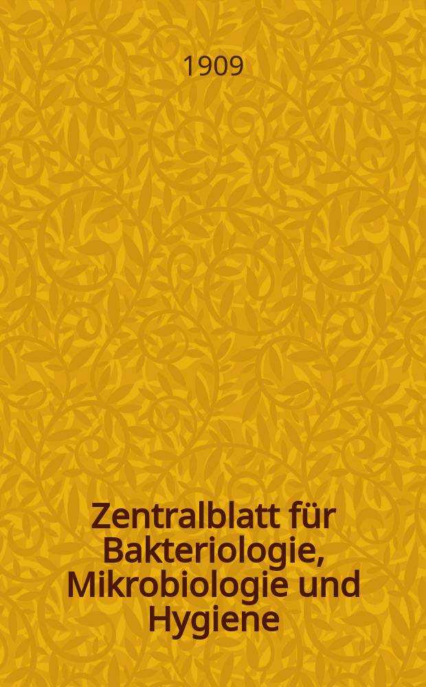 Zentralblatt für Bakteriologie, Mikrobiologie und Hygiene : Med. Mikrobiologie, Parasitologie, Hygiene, präventive Medizin. Bd.42, №4