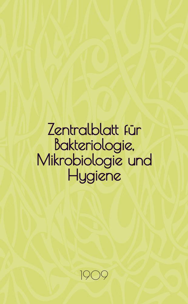 Zentralblatt für Bakteriologie, Mikrobiologie und Hygiene : Med. Mikrobiologie, Parasitologie, Hygiene, präventive Medizin. Bd.44, №13