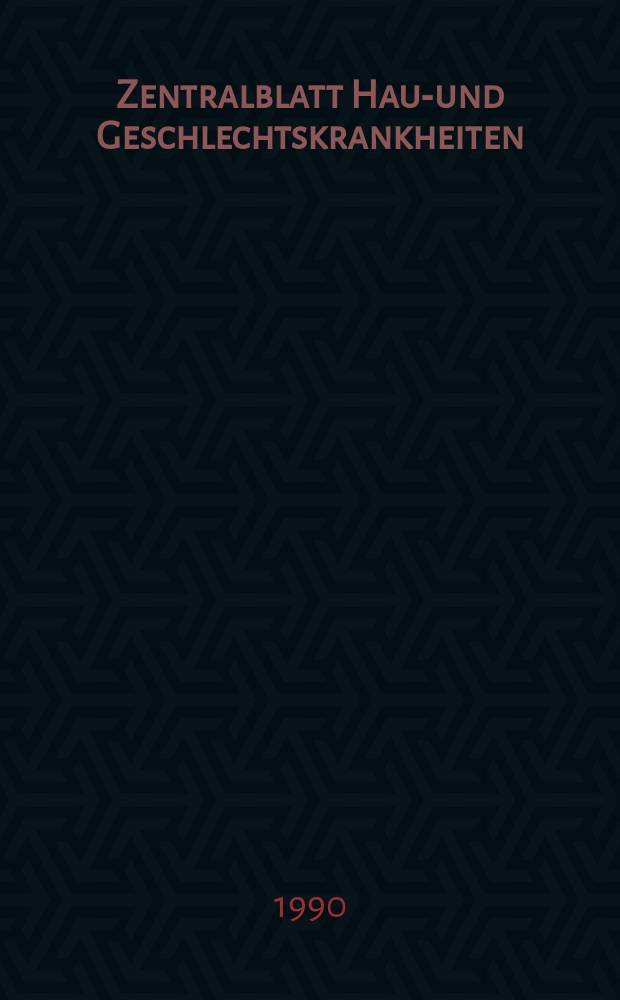 Zentralblatt Haut- und Geschlechtskrankheiten : Kongreßorgan der Dt. dermatologischen Ges. Referatenteil des Archives for dermatological research Archiv für dermatologische Forschung. Bd.157, H7 : Vereinigung für operative Dermatologie (Wien)