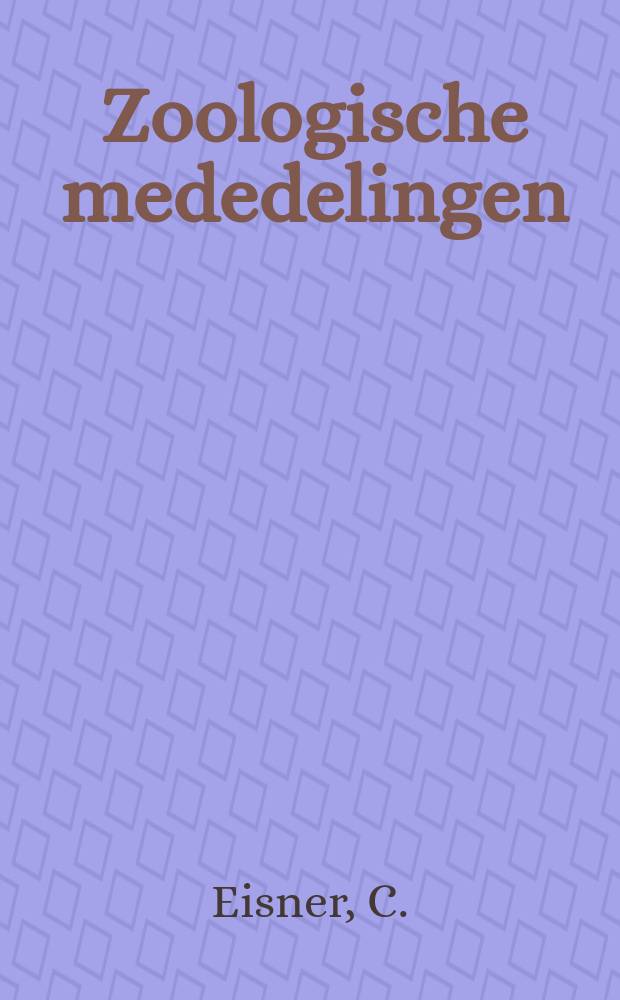 Zoologische mededelingen : Uitg. door het Rijksmuseum van natuurlijke historie te Leiden. Deel33, №17 : Parnassiana nova