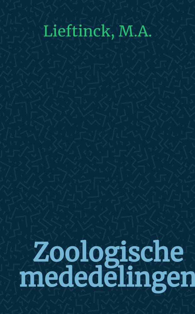 Zoologische mededelingen : Uitg. door het Rijksmuseum van natuurlijke historie te Leiden. Deel33, №29 : Notes on species of Nannophlebia Selys from the Moluscas and New Guinea (Odonata)
