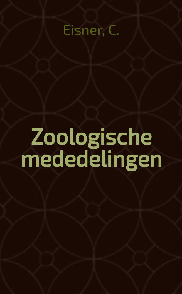 Zoologische mededelingen : Uitg. door het Rijksmuseum van natuurlijke historie te Leiden. Deel36, №8 : Parnassiana nova
