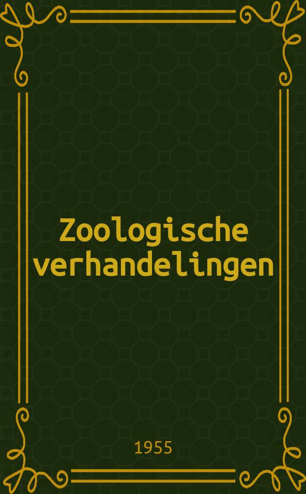 Zoologische verhandelingen : Uitg. door het Rijksmuseum van natuurlijke historie te Leiden. №26 : The recent genera of the Caridean and Stenopodidean shrimps (class Crustacea, order Decapoda, supersection Natantia) with keys for their determination