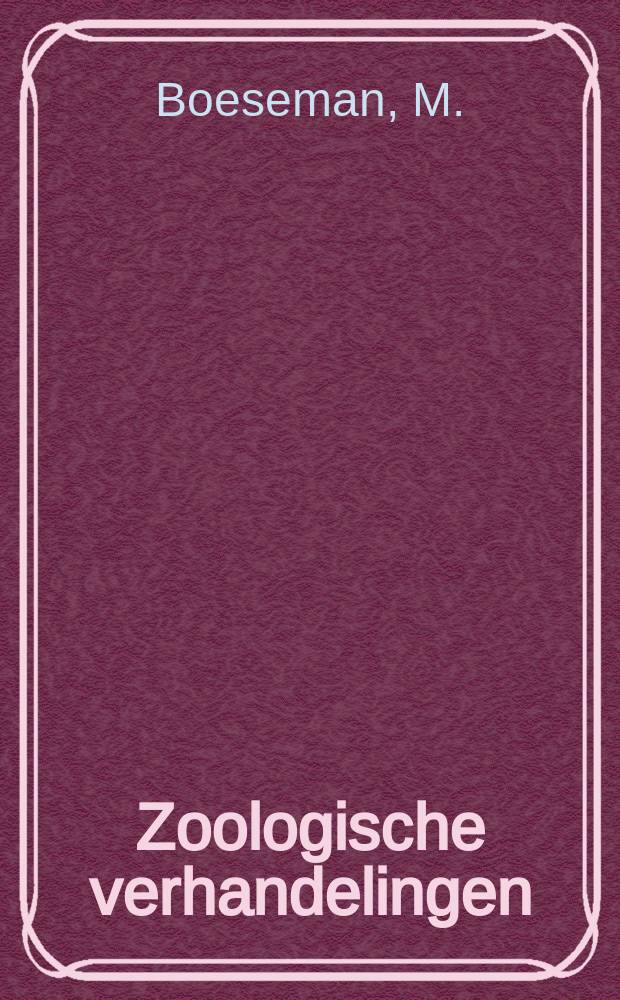 Zoologische verhandelingen : Uitg. door het Rijksmuseum van natuurlijke historie te Leiden. №61 : An annotated list of fishes from the Niger delta