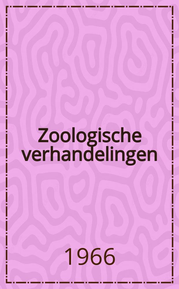 Zoologische verhandelingen : Uitg. door het Rijksmuseum van natuurlijke historie te Leiden. №81 : Parnassiidae-typen in der Sammlung J.C. Eisner