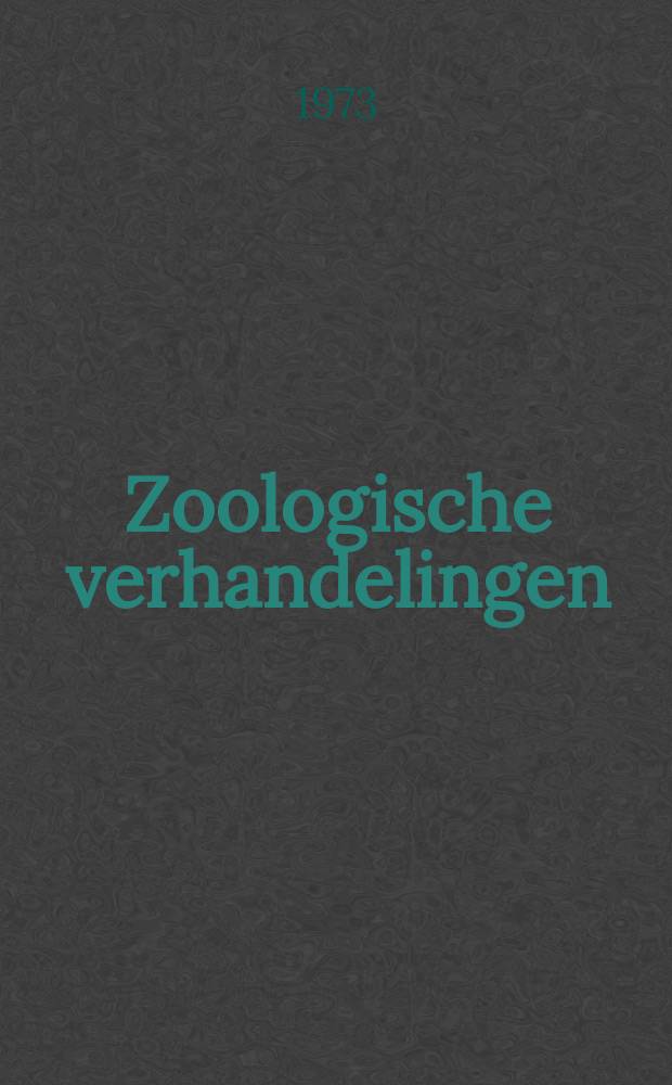 Zoologische verhandelingen : Uitg. door het Rijksmuseum van natuurlijke historie te Leiden. №124 : A recapitulation ...