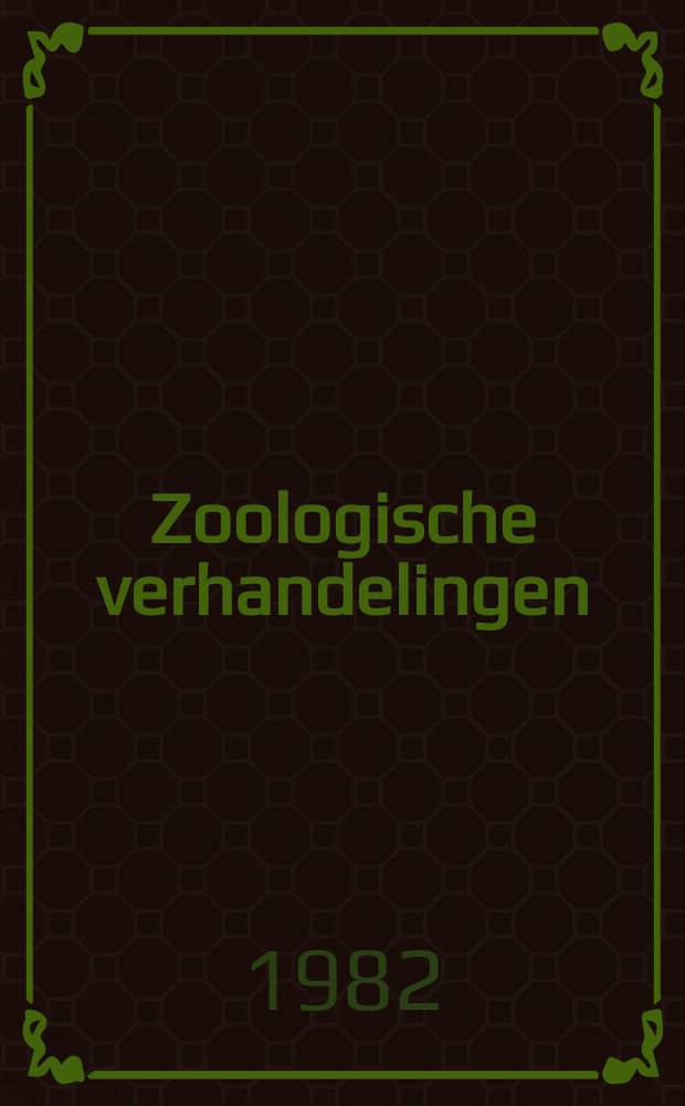 Zoologische verhandelingen : Uitg. door het Rijksmuseum van natuurlijke historie te Leiden. №196 : Comparative studies in Chalicerata