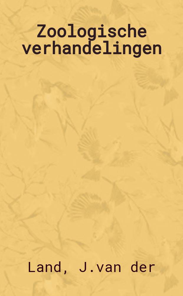 Zoologische verhandelingen : Uitg. door het Rijksmuseum van natuurlijke historie te Leiden. №243 : Report on the CANCAP-project ...