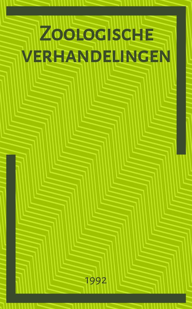 Zoologische verhandelingen : Uitg. door het Rijksmuseum van natuurlijke historie te Leiden : A revision of the genus Parastasia in Indo-Australian ...