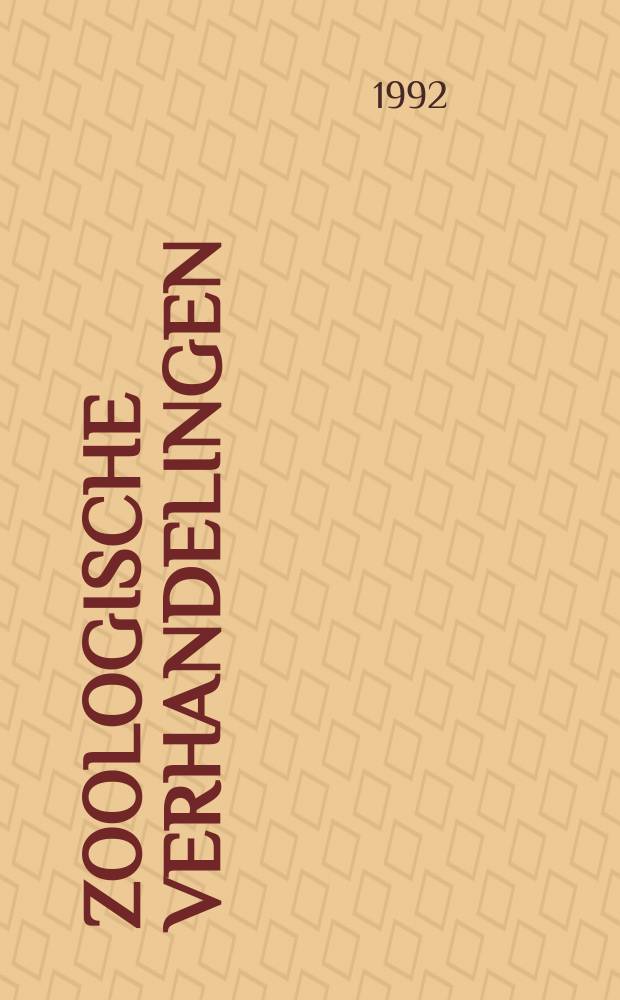 Zoologische verhandelingen : Uitg. door het Rijksmuseum van natuurlijke historie te Leiden : An annotated index to names of Odonata ...