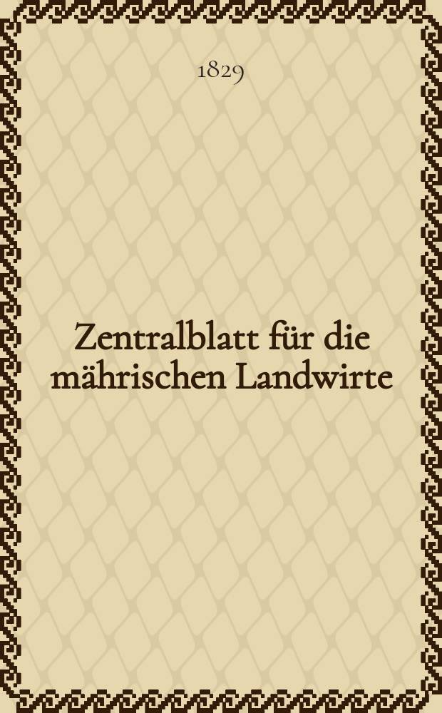 Zentralblatt für die mährischen Landwirte : Organ der k.k. Mährischen Landwirtschaftsgesellschaft. Bd.16 H.2, №23