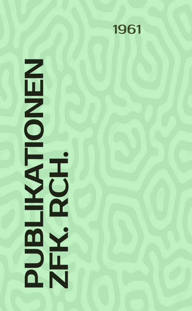 [Publikationen] ZfK. Rch.
