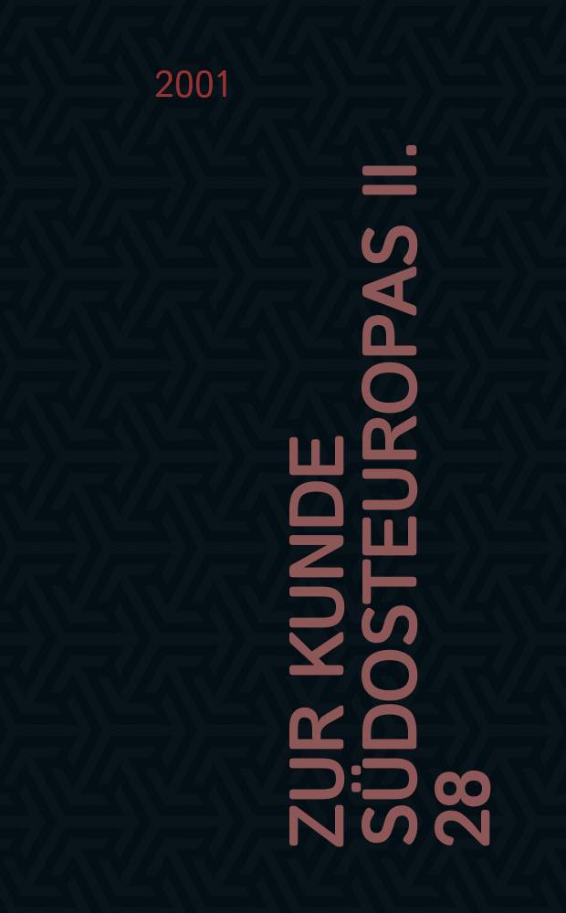Zur Kunde Südosteuropas II. 28 : Childhood in South East Europe