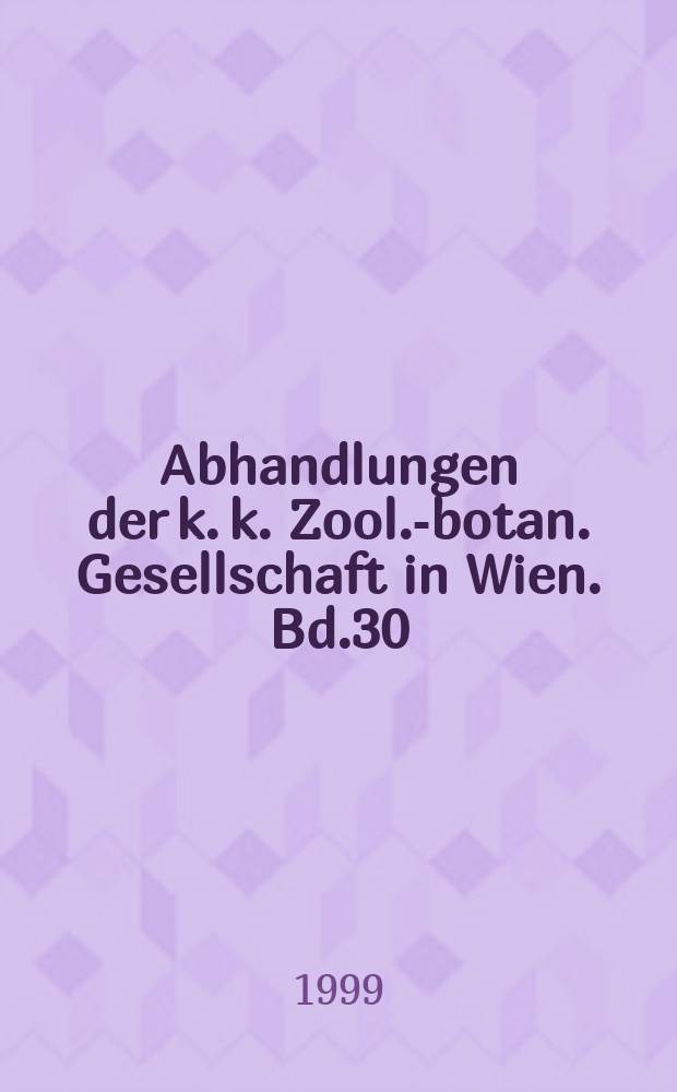 Abhandlungen der k. k. Zool.-botan. Gesellschaft in Wien. Bd.30 : Bryologische Forschung in Österreich