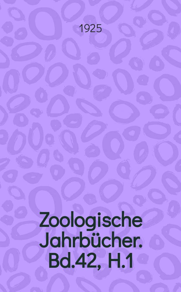 Zoologische Jahrbücher. Bd.42, H.1 : Die Empfindlichkeit feuchthäutiger Tiere im Lichte
