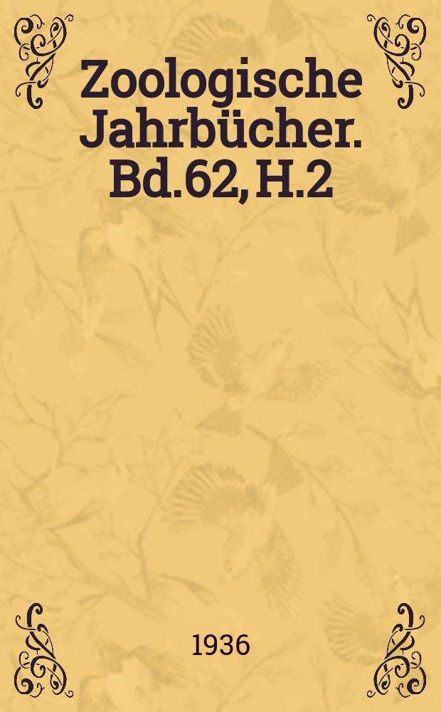Zoologische Jahrbücher. Bd.62, H.2 : Die Morphologie der Tetrapodenrippen