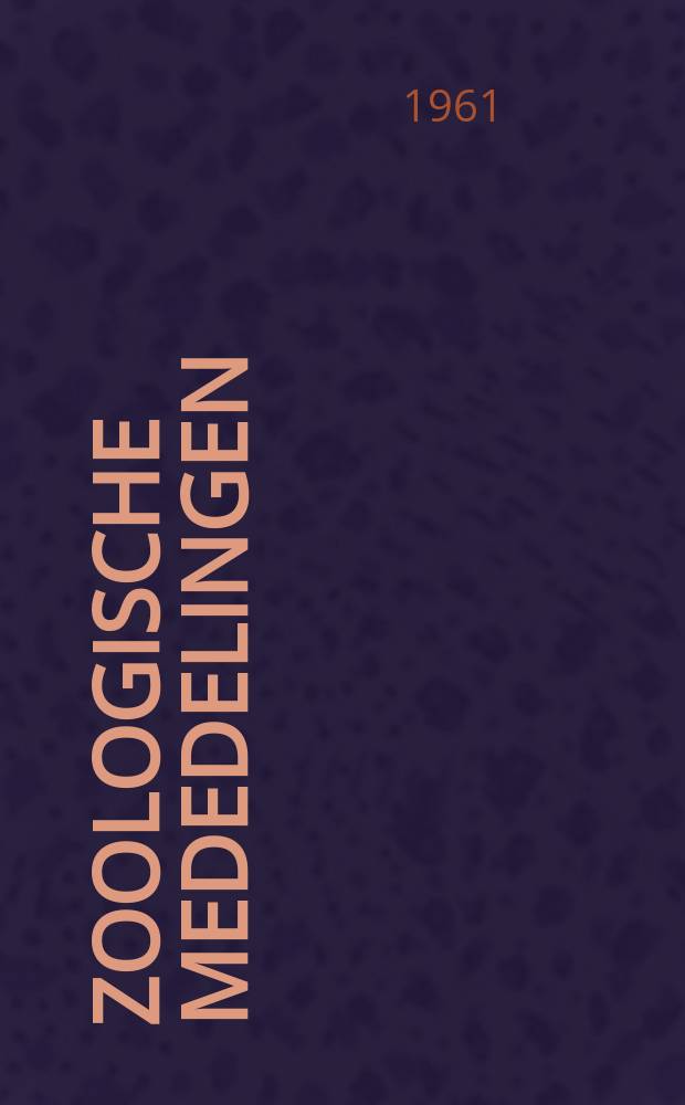 Zoologische mededelingen : Uitg. door het Rijksmuseum van natuurlijke historie te Leiden. Deel37, №12 : New species of acarina from the intertidal zone of Netherlands New Guinea