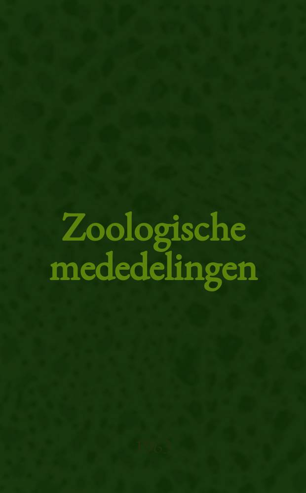 Zoologische mededelingen : Uitg. door het Rijksmuseum van natuurlijke historie te Leiden. Deel38, №11 : The Tardigrada of the Netherlands