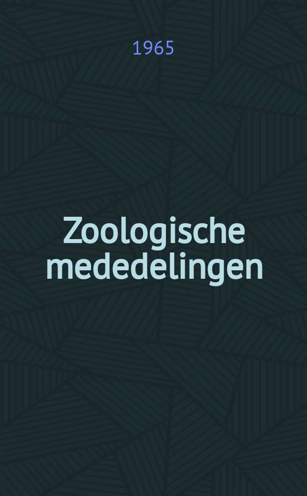 Zoologische mededelingen : Uitg. door het Rijksmuseum van natuurlijke historie te Leiden. Deel40, №22 : On some Scolytidae and Platypodidae (Coleoptera) mainly from Africa and the Oriental region