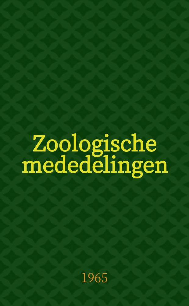 Zoologische mededelingen : Uitg. door het Rijksmuseum van natuurlijke historie te Leiden. Deel40, №27 : Notes on microturbellaria from fresh water habitats in the Netherlands