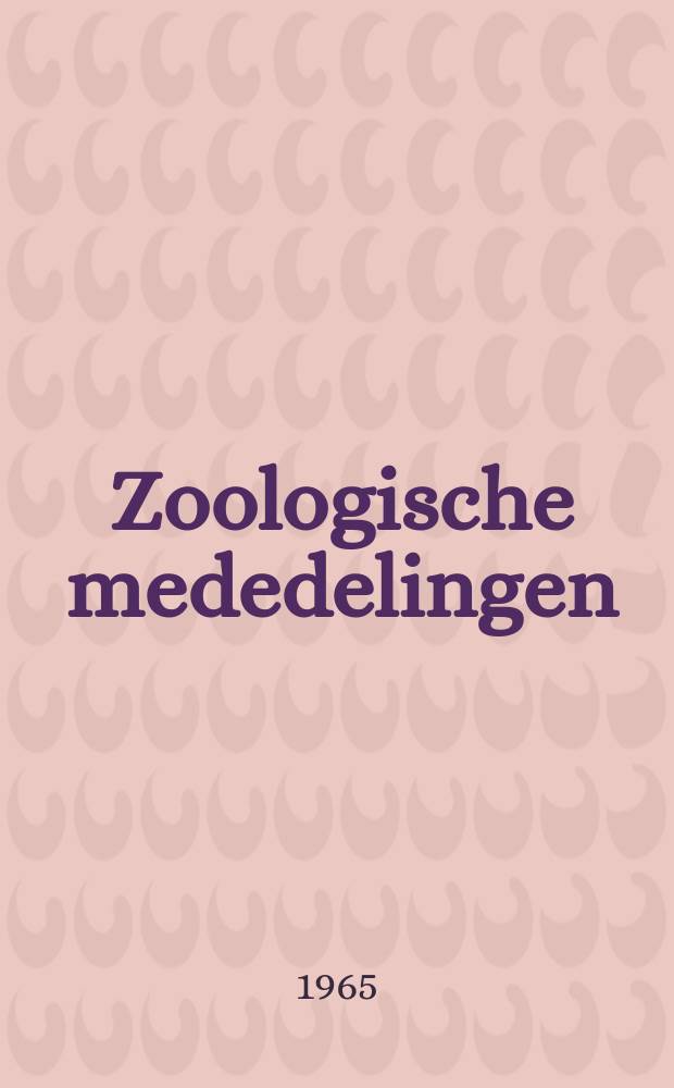 Zoologische mededelingen : Uitg. door het Rijksmuseum van natuurlijke historie te Leiden. Deel40, №29 : Festlegung eines Lectotypus von Eumeta variegata (Snellen) (Lepidoptera: Psychidae)