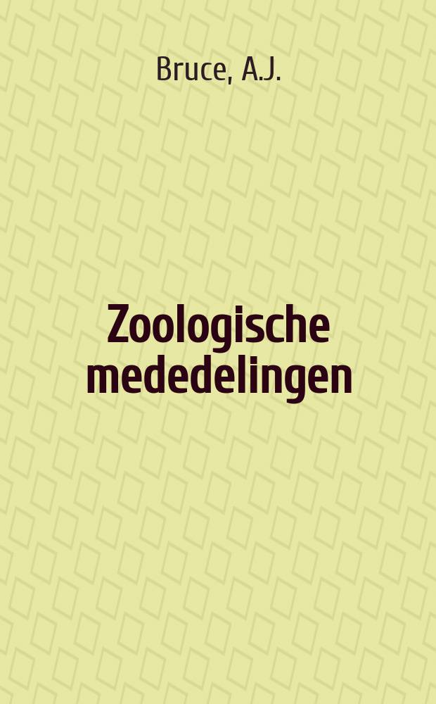 Zoologische mededelingen : Uitg. door het Rijksmuseum van natuurlijke historie te Leiden. Deel41, №1 : A new species of the genus Linuparus white, from the South China Sea (Crustacea Decapoda)